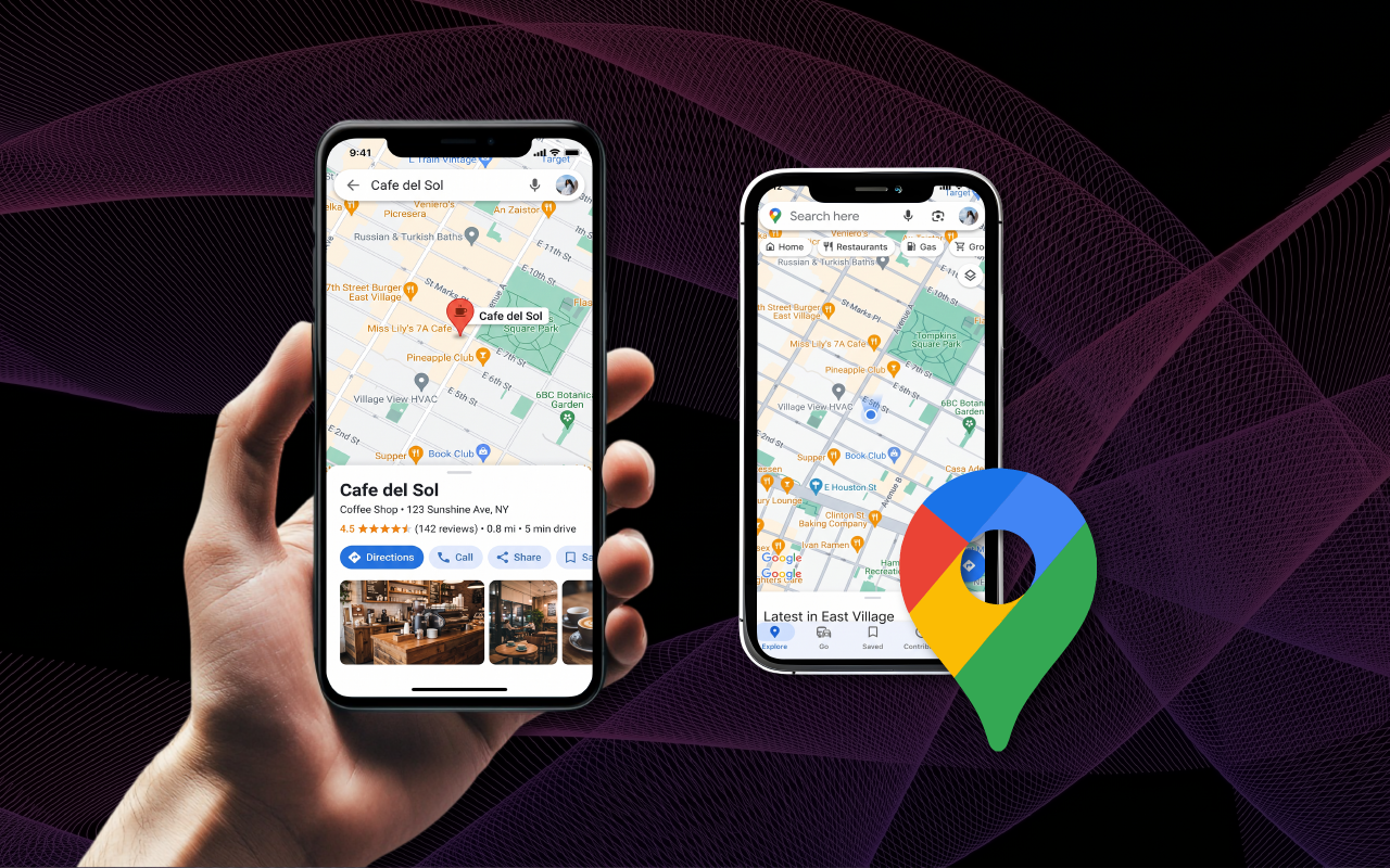 Negocio venezolano apareciendo en Google Maps